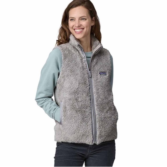 Patagonia Women's Los Gatos Fleece Vest in Salt Grey S - Picture 1 of 15